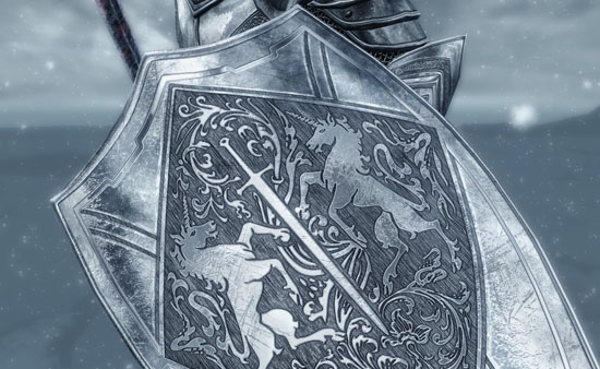 SPOA Silver Knight Shield @rights reserved D.F.